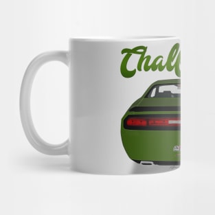 Challenger Srt-8 Green Custom Back Mug